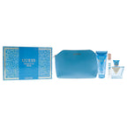 Guess Seductive Blue by Guess for Women - 4 Pc Gift Set 2.5oz EDT Spray, 3.4oz Body Lotion, 0.5oz EDT Spray, Pouch