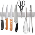 Ninonly 12 Inch Magnetic Knife Strip, Premium Stainless Steel Wall Mounted Kitchen Knives Bar,Space-Saving Powerful No Drilling Magnetic Knife Rack For Home Kitchen Utensil Holder & Tool Holder