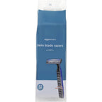 Amazon Basics Twin Blade Pivoting Disposable Razors with Rubber Grip for Great Grip When Wet, Travel-Friendly, 32 Count, 1-Pack (Previously Solimo)