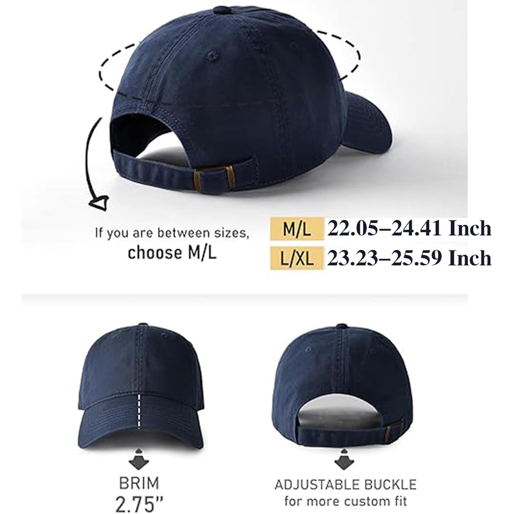 2 Packs Womens Baseball Caps Plain Baseball Hat Summer Sun Visor Hats Baseball Cap Men Adjustable Dad-Hat