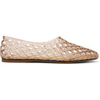 Heva Women'S Jelly Mesh Flats Breathable Clear Hollow Shoes Summer Beach Jellies Ballet Sandals