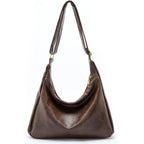 celestina Hobo Bags for Women, Ultra Soft Foldable Vegan Leather Shoulder Handbag, Stylish Slouchy Tote Purses