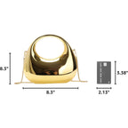 Acrylic Handbags For Women Cute Acrylic Clutch Small Unique Purse Trendy Metal Evening Bag For Party Cocktail