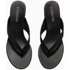 Coutgo Womens Wedge Heels Sandals Platform Flip Flops Slides Slip On Summer Beach Shoes