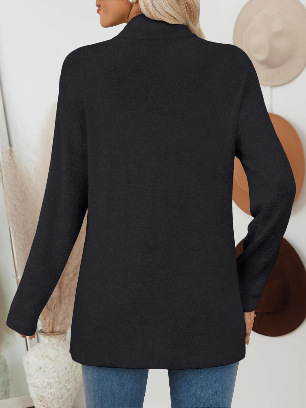 LILLUSORY Cardigan for Women Lightweight Cardigans Fall Fashion Outfits | Open Front Long Cardigan with Pockets, Business Casual Travel Outfits