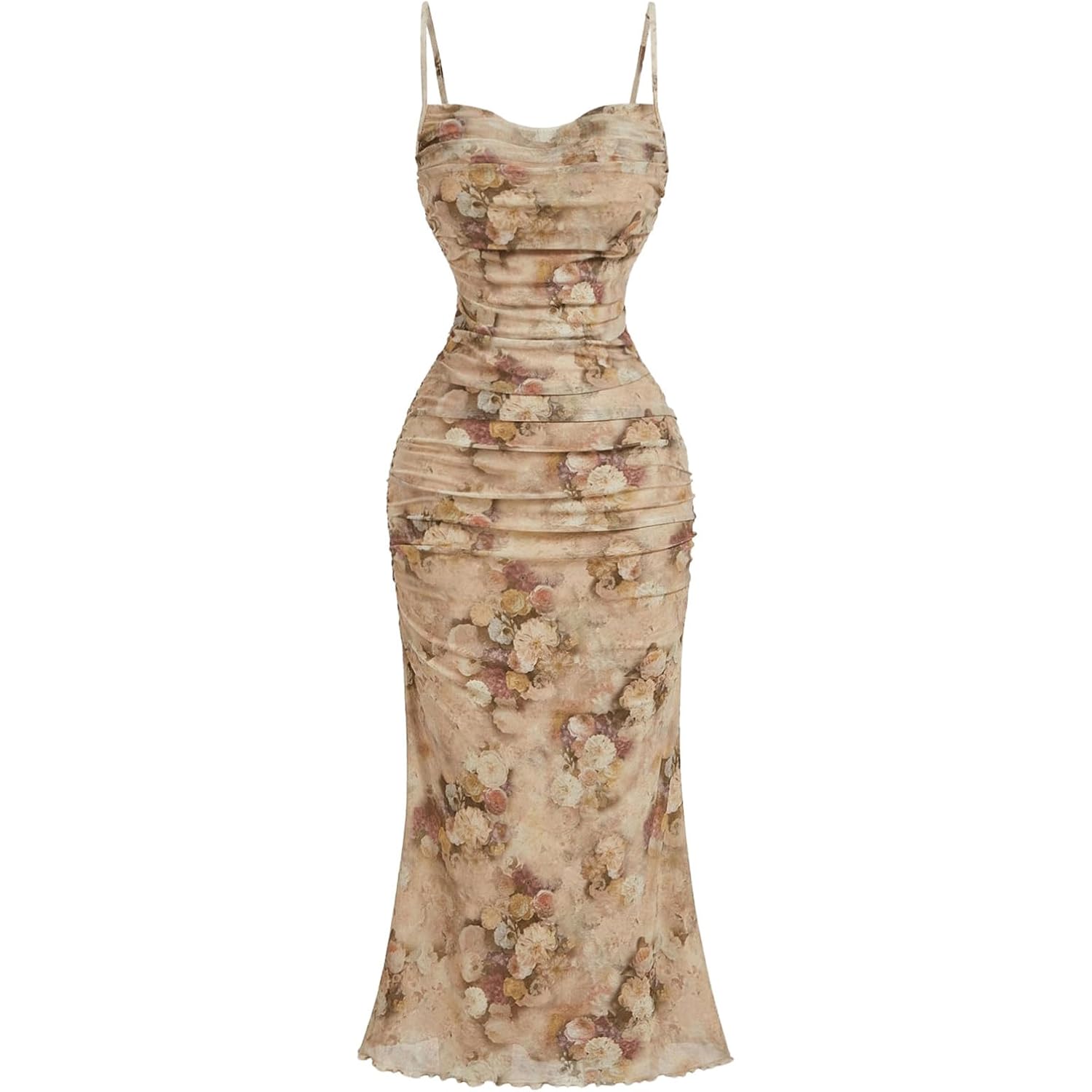 Gorglitter Women'S Floral Spring Summer Wedding Guest Dress Bridal Shower Cocktail Tea Party Beach Midi Sun Dress 2026