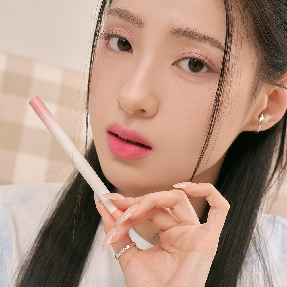 Rom&Nd Lip Mate Pencil 05 Taupey Shade - K-Beauty Natural Lip Contour & Liner With Built-In Blending Brush | 8-Hour Long-Lasting, Hydrating, Cool-Toned Definition For Fuller, Sculpted Lips