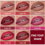 Evpct Real Nude Lip Liner Combo Set For Older Women Long Lasting Waterproof, Nude Gradient Matte Lipstick Lips Stick Crayon Pencil Cream Lip Liner And Lipstick Combo Makeup, Flawless Ombre Effect
