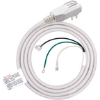 Elegrp 0651515Ly L15515 L22515 14Awg Lcdi Power Cord Plug For A/C Air Conditioner, E250451 Ul Certified, 7.5Ft Leakage Current Detection Interrupter Replacement, 120V 15A 1800W 60Hz Nema 5-15P, 1 Pack