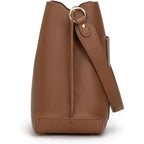 Montana West Medium Hobo Purse For Women 3 Compartment Bucket Shoulder Bag With Crossbody Strap