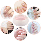 Mirror Laser Nail Decoration - Neon, Aurora, Titanium Metal Powder With Nail Sponge Brushes