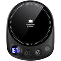 Coffee Mug Warmer - Fastest Heating & Highest Temperature, Coffee Cup Warmer for Desk Auto Shut Off, 4 Temp Settings & 1-12H Timer, Smart Electric Beverage Warmer for Coffee, Tea (Black)