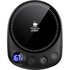 Coffee Mug Warmer - Fastest Heating & Highest Temperature, Coffee Cup Warmer for Desk Auto Shut Off, 4 Temp Settings & 1-12H Timer, Smart Electric Beverage Warmer for Coffee, Tea (Black)