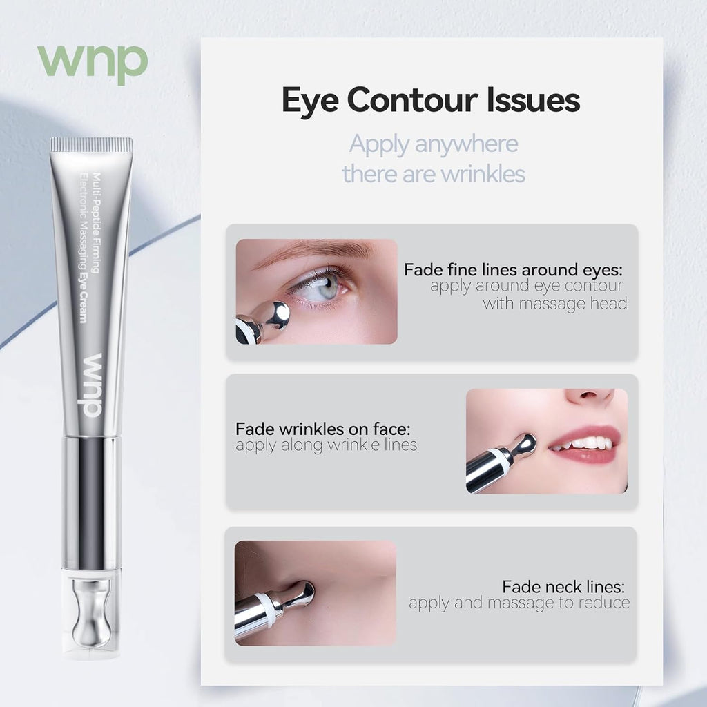 Wnp Eye Cream|Wrinkle Eraser Eyecream, Multi-Peptide Firming Eye Tightener, Anti-Aging Eye Cream For Puffiness And Bags Under Eyes Cream