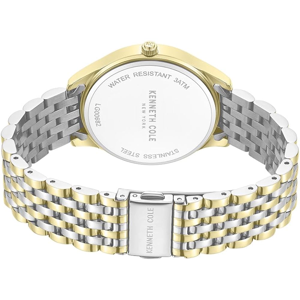 Kenneth Cole New York Ladies' Modern Classic Watch – Ion Plated, Stainless Steel, Minimalist Design, Contemporary Elegance