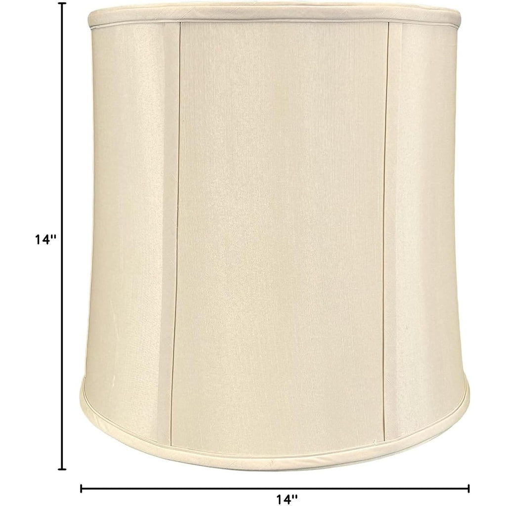 Royal Designs, Inc. Bs-719-14Bg-2 Drum Basic Lamp Shade, 13 X 14 X 14, Beige, 2-Pack
