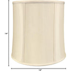 Royal Designs, Inc. Bs-719-14Bg-2 Drum Basic Lamp Shade, 13 X 14 X 14, Beige, 2-Pack
