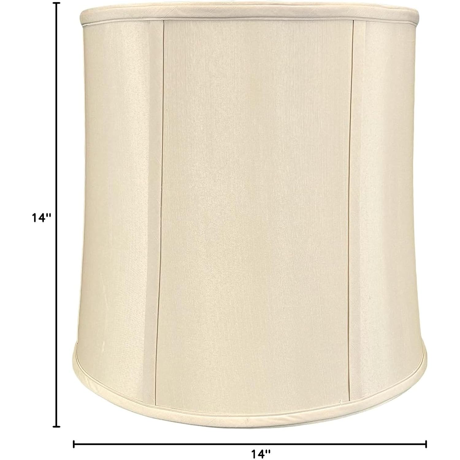Royal Designs, Inc. Bs-719-14Bg-2 Drum Basic Lamp Shade, 13 X 14 X 14, Beige, 2-Pack