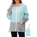 Zando Lightweight Rain Jacket Women Packable Waterproof Raincoat With Hood | Windbreaker Jacket Women, Light Raincoats For Drizzle, Rain Coats For Travel, Hiking And Commute