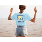 Graphic Tees Women Oversized T-Shirts: Summer Hawaiian Beach Tops Shirts Hawaii Tropical Beachy Short Sleeve Outfit Blue
