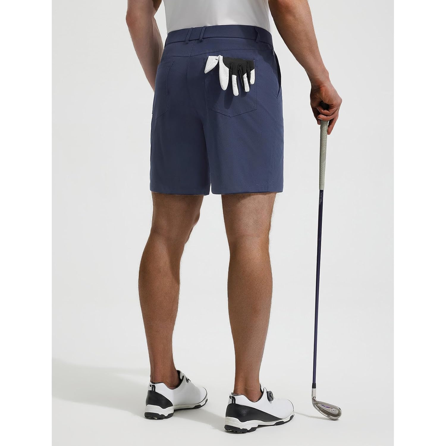 Baleaf Men'S Causal Short 7"/9" Golf Shorts Men Dress 5 Pockets Stretch Lightweight Work Athletic Short Zipper Fly Front
