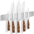 Magnetic Knife Holder For Wall, Knife Magnetic Strip Magnetic Knife Holder For Refrigerator Mount Knife Rack Kitchen Utensil Holder Metal Tool Holder Knife Block Kitchen Organizer Accessories 9.7 Inch