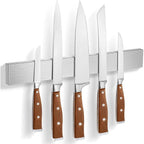Magnetic Knife Holder For Wall, Knife Magnetic Strip Magnetic Knife Holder For Refrigerator Mount Knife Rack Kitchen Utensil Holder Metal Tool Holder Knife Block Kitchen Organizer Accessories 9.7 Inch