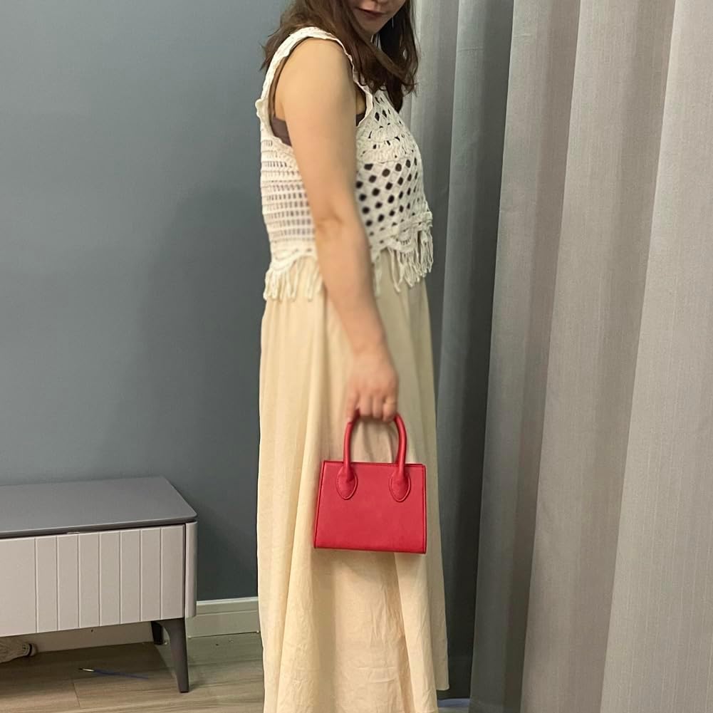 Small Crossbody Tote Bags For Women Faux Leather Cute Clutch Mini Purses And Handbags
