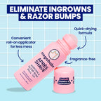 Megababe Après Shave (3.0 fl oz) | Post-Shave & Waxing | Vacation and Hot Weather Must-Have | Ingrown Hair & Razor Bump Roll-On Treatment for Women | Bikini, Armpits & Legs