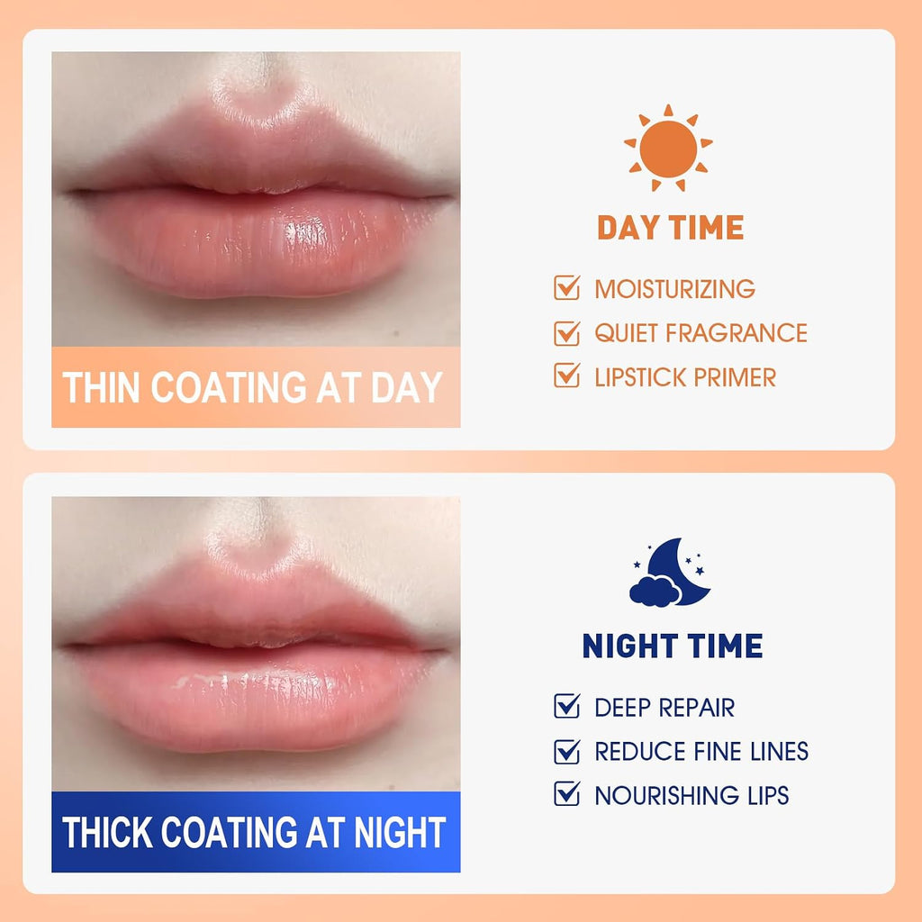 12 Pack Lip Sleeping Mask Set, Overnight Lip Skincare, Nourish And Hydrate Lip Mask With Vitamin C And Coconut Oil, Lip Balm For Dry Lips, Bulk Gifts For Women