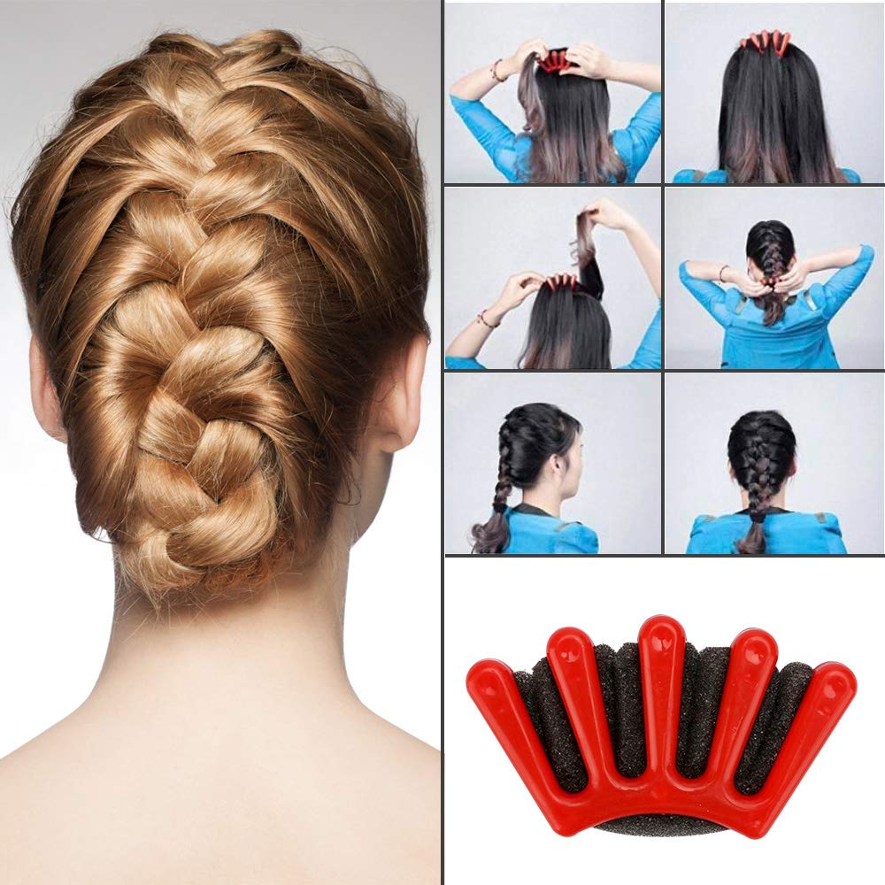 Winkeyes Hair Styling Set - Diy Hair Braiding Tool Kit With Hair Modelling Accessories For Simple And Fast Spiral Braids