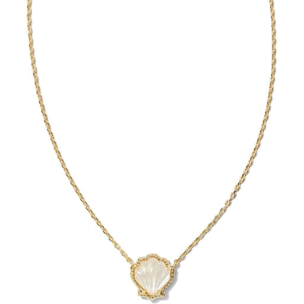 Kendra Scott Brynne Shell Short Pendant Necklace, Fashion Jewelry for Women