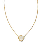 Kendra Scott Brynne Shell Short Pendant Necklace, Fashion Jewelry for Women