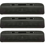 baKblade 1.0 Back Hair and Body Shaver Refill Replacement Cartridges. 4 Inch Extra-Wide Wet or Dry Disposable Razor Blades (3 Razors Included)