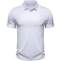 Men'S Polo Shirts Summer Short Sleeve Golf Shirt For Men 3 Button Collar T-Shirt Dry Fit Casual Work Athletic Tee Shirts