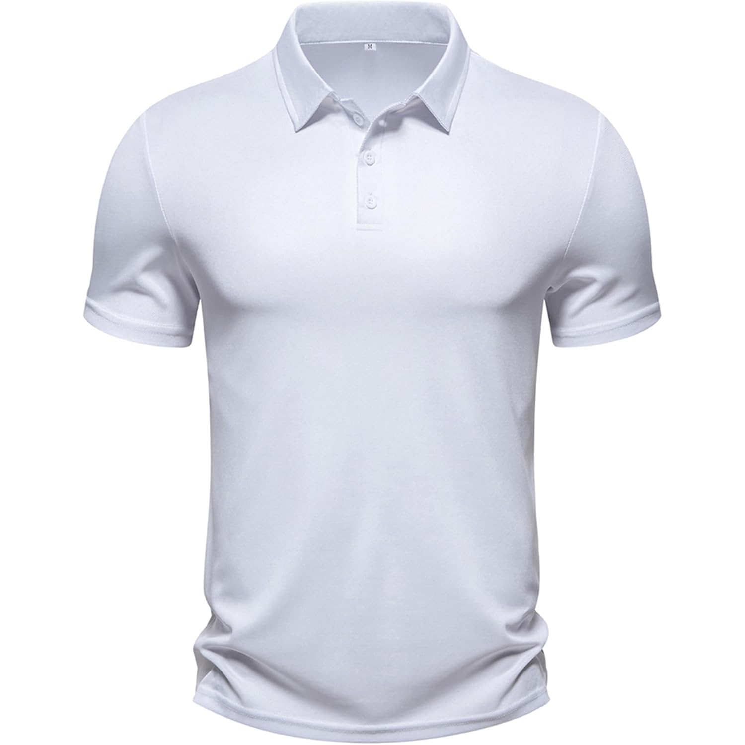 Men'S Polo Shirts Summer Short Sleeve Golf Shirt For Men 3 Button Collar T-Shirt Dry Fit Casual Work Athletic Tee Shirts