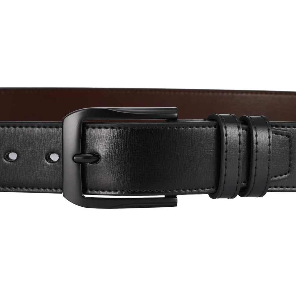 Beltox Fine Men’S Casual Leather Jeans Belts 1 1/2” Wide 4Mm Thick Alloy Prong Buckle Work Dress Belt For Men