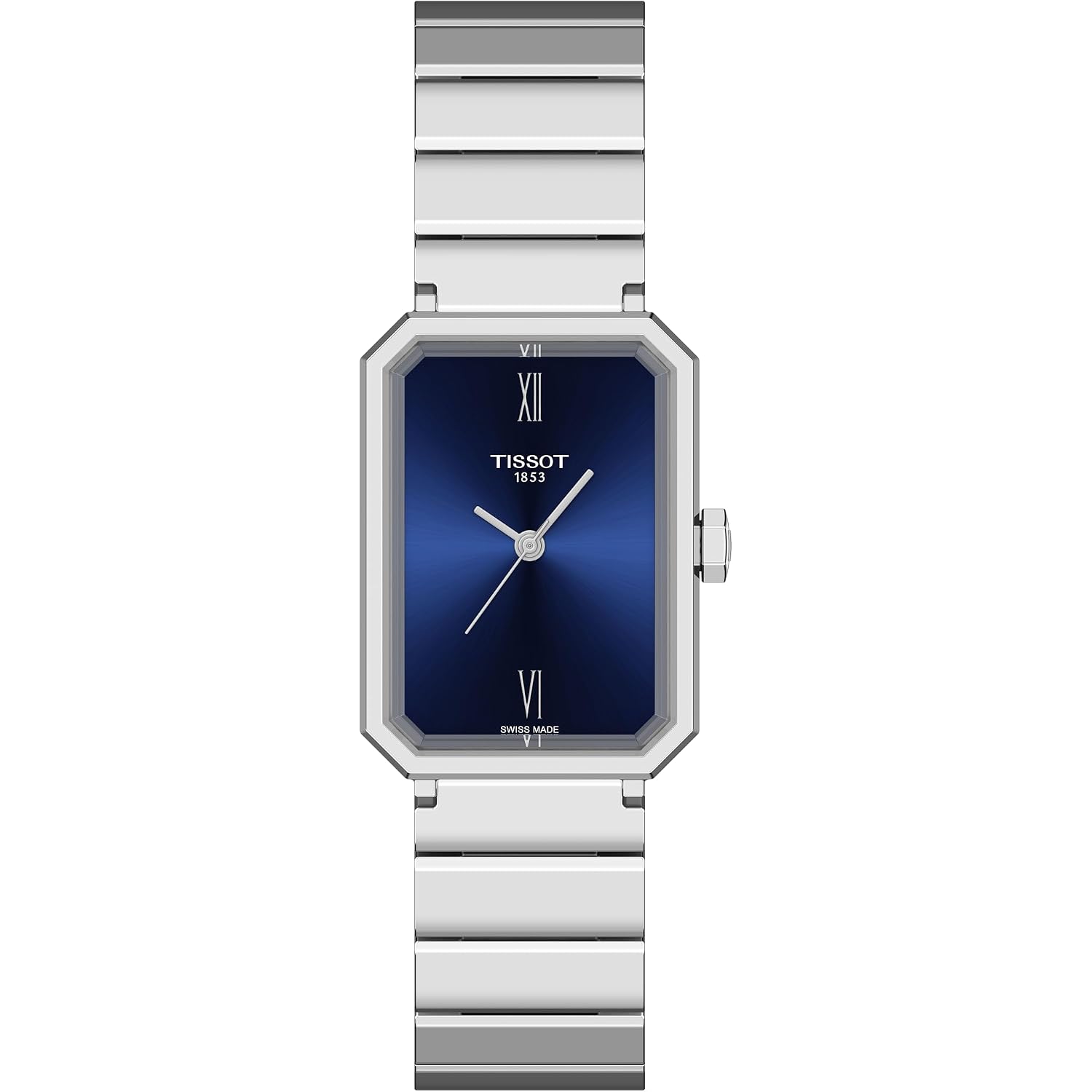 Tissot Srv, Swiss Quartz Watch For Women, Stainless Steel Case, Blue Dial, T1601101104300