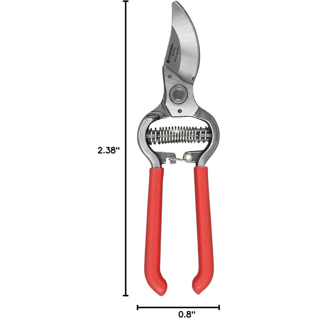 Corona Bp 3180D Forged Classic Bypass Pruner With 1" Cutting Capacity, 1", Red