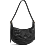 BOSTANTEN Purses for Women Crescent Crossbody Bag Vegan Leather Shoulder Hobo Handbag Adjustable Strap