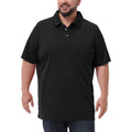 Men'S Big And Tall Polo Shirts Upf 50+ Casual Work Quick Dry Short Sleeve Collared Golf Shirt（Xl-8Xl）