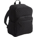 Vera Bradley Women'S Premium Cotton Large Bancroft Backpack – 15" Laptop & Trolley Sleeves – Moonless Night, 28L
