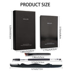 Eyebrow Powder Makeup Kit-3 Colors Eye Brow Powder Palette Long-Lasting Waterproof, Dark/Light Brown Brow Filler, Fill & Sculpt Full Eyebrows For Women, With Mirror, Brow Brush & Razor-Set 02