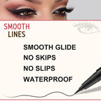 LAVONE Eyebrow Pen Makeup Kit, with Waterproof Eyebrow Pencil, Eyeliner, Pomade, and Brow Brush, Smudge-Proof and Long Lasting, Create Full and Natural Brows, Dark Brown