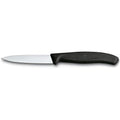 Victorinox 3.25 Inch Swiss Classic Paring Knife with Straight Edge, Spear Point, Black