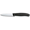 Victorinox Swiss Classic 3.25" Paring Knife, Straight Edge Spear Point | Indispensable Vegetable Knife With A Black Ergonomic Non-Slip Handle, Nsf Approved And Dishwasher Safe Kitchen Cutlery