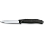 Victorinox Swiss Classic 3.25" Paring Knife, Straight Edge Spear Point | Indispensable Vegetable Knife With A Black Ergonomic Non-Slip Handle, Nsf Approved And Dishwasher Safe Kitchen Cutlery