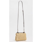 Tory Burch Women'S Romy Straw Slim Top Handle Bag