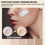 Foundation 4 In 1 - Color Changing Foundation, Medium Spectrum With Spf 50, Hypoallergenic Hydrating Liquid Concealer, Long-Lasting & Waterproof Natural Finish - 1.0 Fl Oz