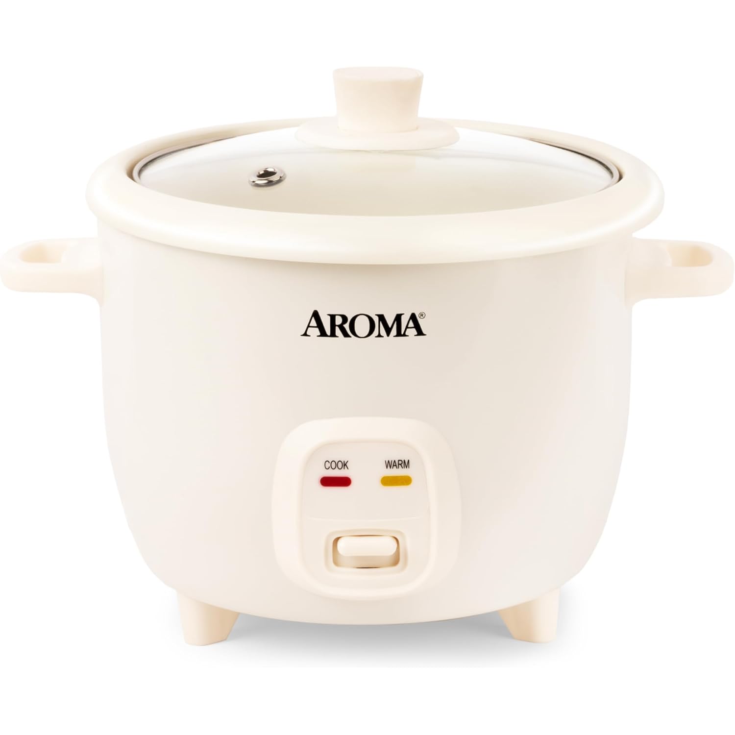 Aroma Corecoat Pot-Style Rice Cooker With One-Touch Control And Non-Stick Ceramic Coating (6 Cups Cooked, 3 Cups Uncooked)